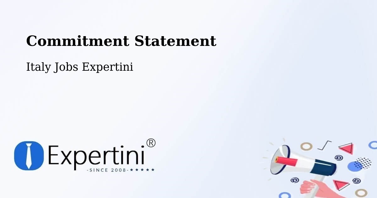Corporate Commitment – Civitavecchia - Italy Jobs Expertini